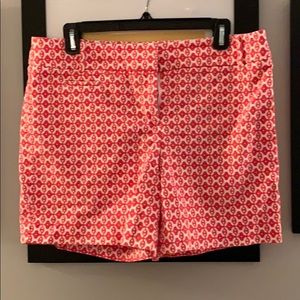 Coral Patterned Riviera Shorts from LOFT